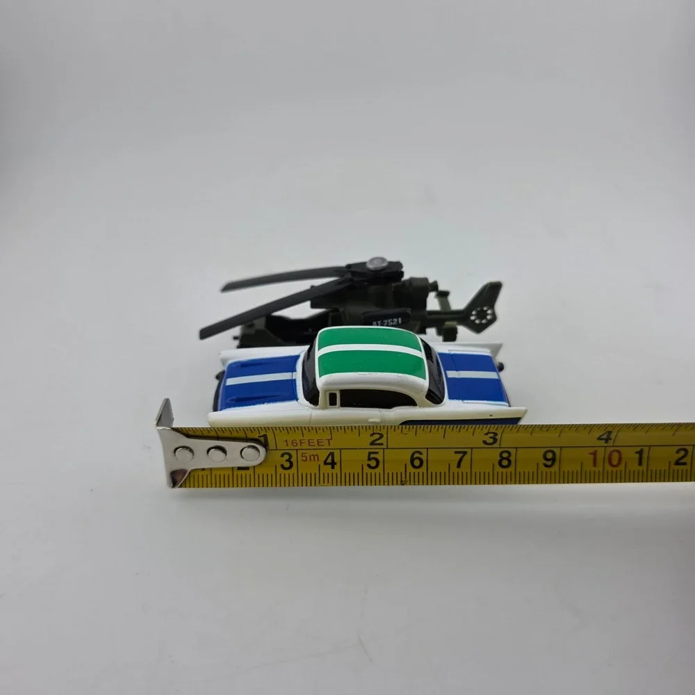 Matchbox 57 Chevrolet Bel Air & Military Helicopter Lot GOOD Vintage Toys Racing